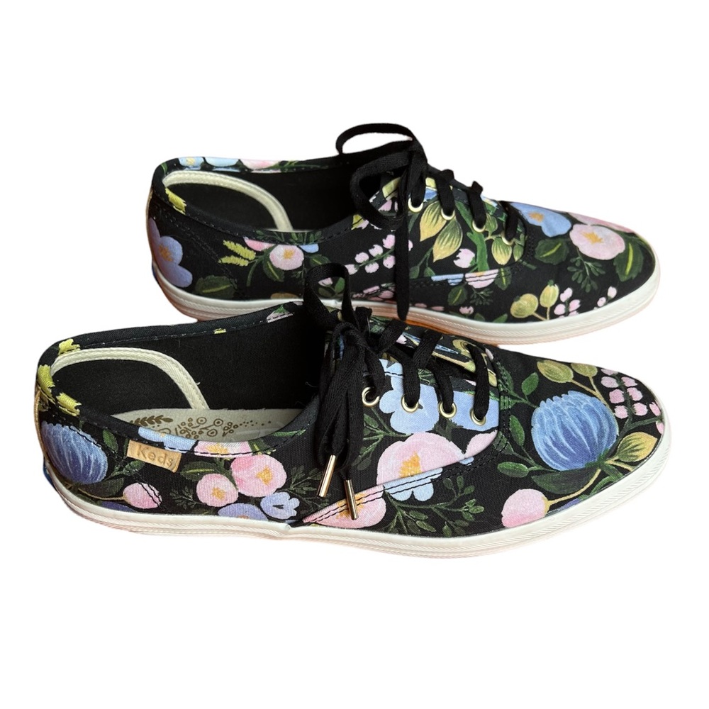 Rifle Paper Co. x Keds - Black Botanical Champion Sneaker